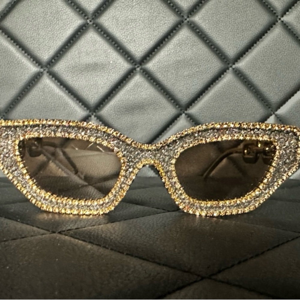 Elegant Gold and Silver Sunglasses